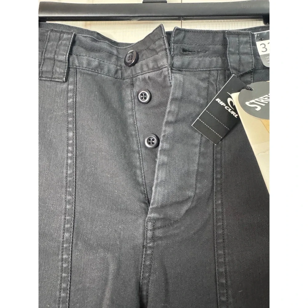 NWT‎ Rip Curl Black Surfheads Incoming Short Size 33 19